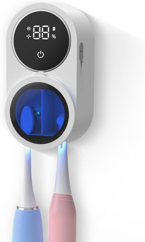 Caixa Esterilizadora De Escova De Dentes uv-Secador De Com Abertura Por Indução Recarregável De 1800mah