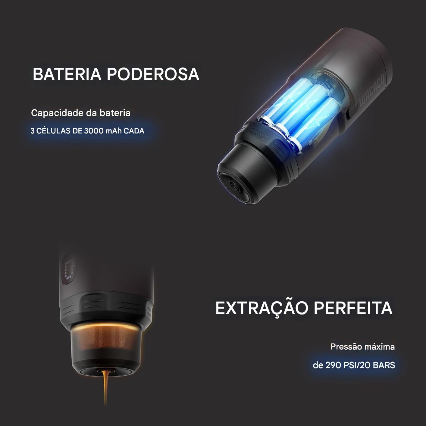 PIXA, Máquina de Café Elétrica e Portátil