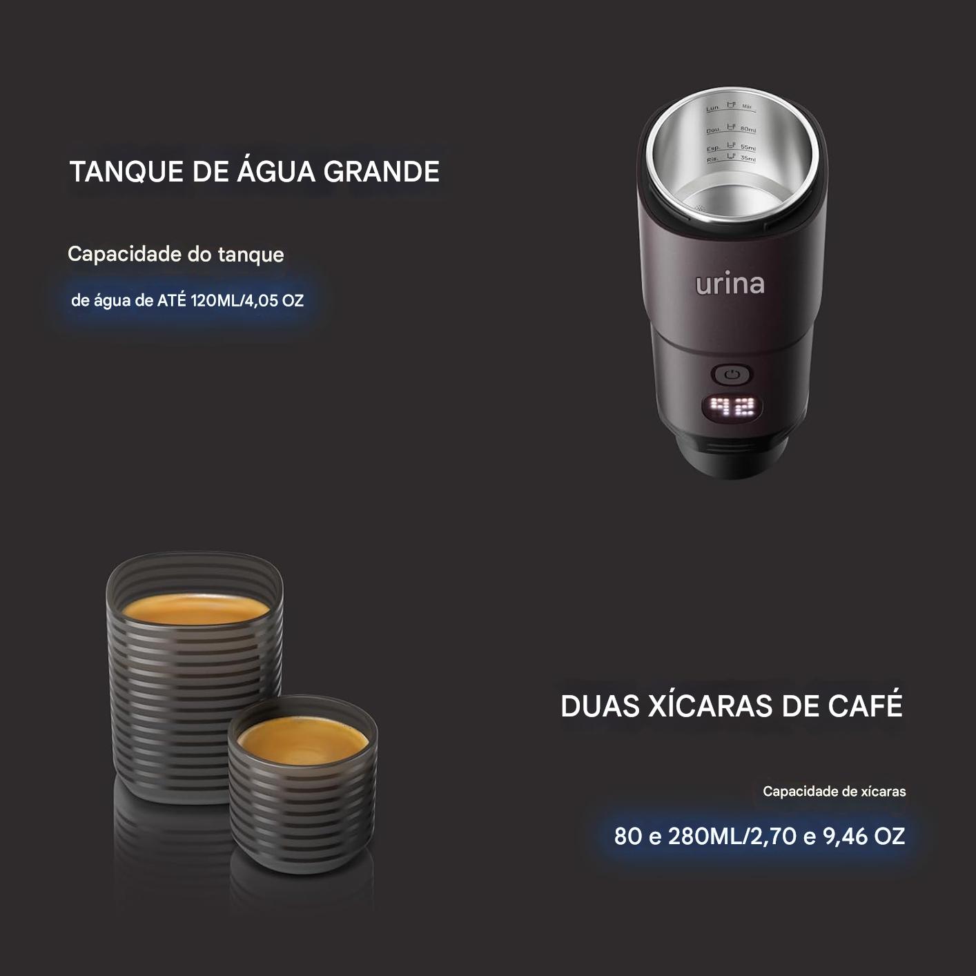 PIXA, Máquina de Café Elétrica e Portátil