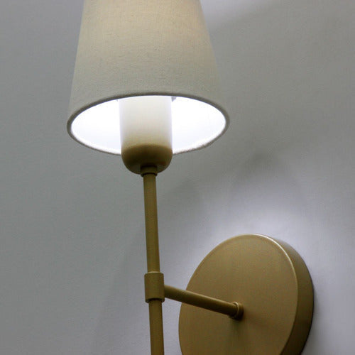 Arandela Luminalux Cúpula E27 Alx0004 Cabeceira Quarto Casa