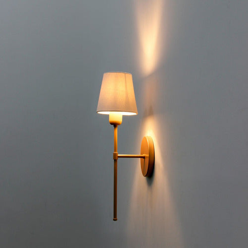 Arandela Luminalux Cúpula E27 Alx0004 Cabeceira Quarto Casa